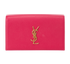 Medium Kate Clutch, &pound;510, Handbags, Pink, Leather, Front view